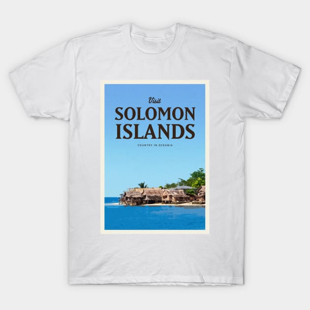 Visit Solomon Islands T-Shirt by Mercury Club